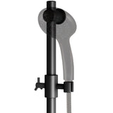 Pulse Showerspas Matte Black Adjustable Slide Bar Shower Panel Accessory