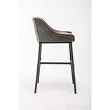 (Mh) Parlor Upholstered Bar Stool [Wine]