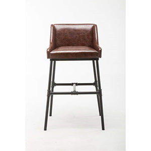 (Mh) Parlor Upholstered Bar Stool [Wine]