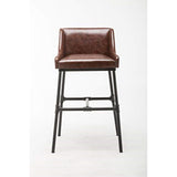 (Mh) Parlor Upholstered Bar Stool [Wine]