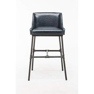 (Mh) Parlor Upholstered Bar Stool