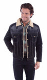 KNIT INSET JACKET