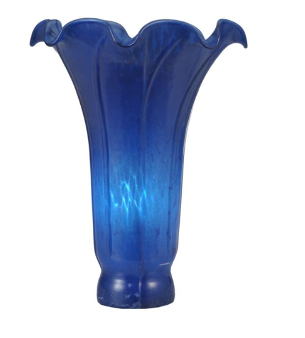 4W X 6H Blue Pond Lily Shade