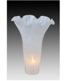 4W X 6H White Pond Lily Shade