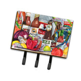 Caroline'S Treasures 1017Th68 New Orleans Beers And Spices Leash Holder Or Key Hook, Large, Multicolor