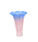 3W X 5H Pink/Blue Lily Shade