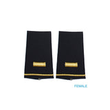 Army O1 2nd Lieutenant Shoulder Marks -Small (Female)