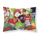 Caroline'S Treasures 1020Pillowcase Spices And Crawfish Moisture Wicking Fabric Standard Pillowcase, Large, Multicolor