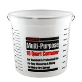 1022223 Paint Pail Poly Wht 10Qt Leaktite White 10 Qt Paint Pail (Pack Of 12)