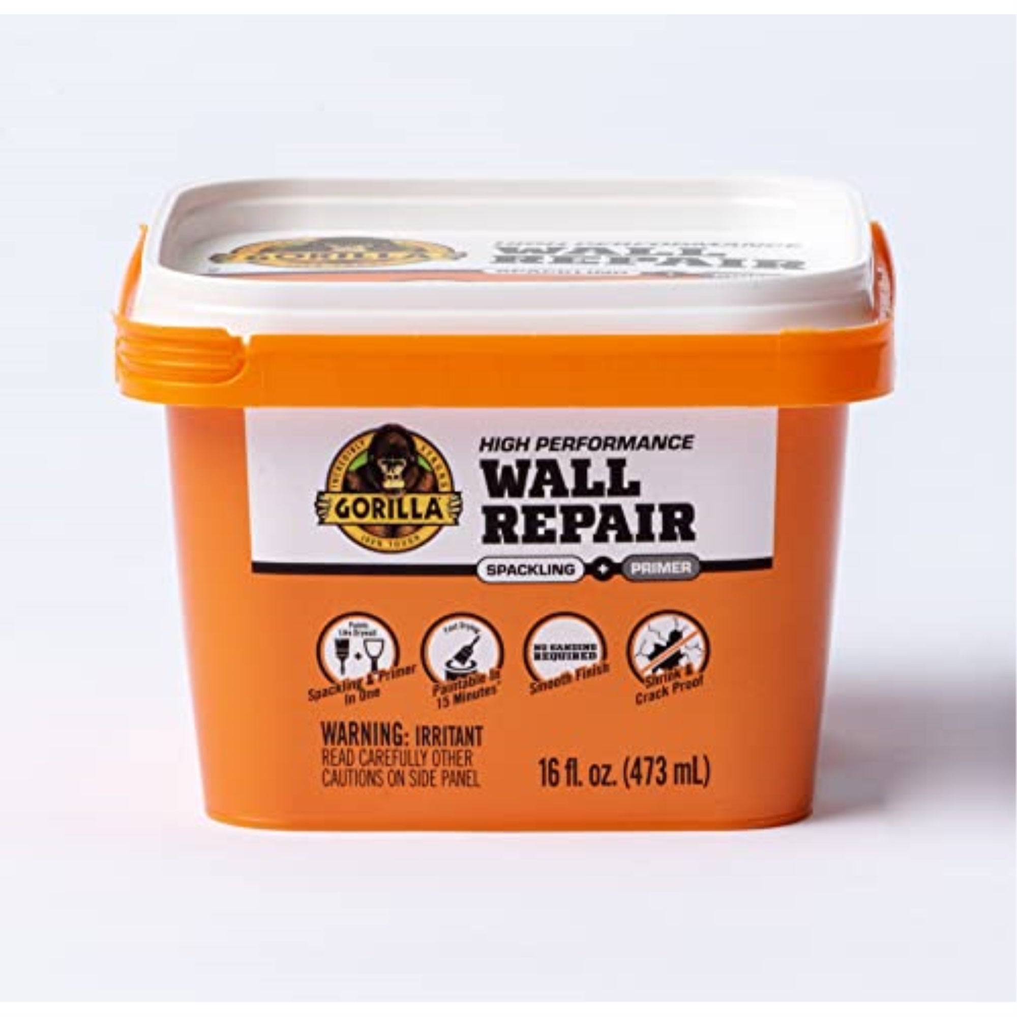 1024212 Wall Repair White 16Oz Gorilla White Wall Repair 16 Oz (Pack Of 6)