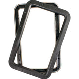 Jr Products 11021 Deluxe Rv Entry Door Window Frame Set - Black