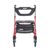Nitro Sprint Rollator Rolling Walker, Tall, Red