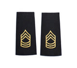 Army E8 Master Sergeant Shoulder Marks - Male (Large)