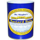 NEW DR SINGHAS NATURAL THERAPEUTIC MUSTARD BATH 8 OZ HELPS ELIMINATE ACID WASTE