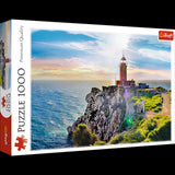 Trefl 1000 Piece Jigsaw Puzzle, The Melagavi Lighthouse, Greece, Multicolor