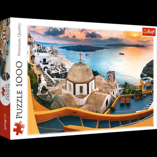 Trefl 1000 Piece Jigsaw, Puzzle Fairytale Santorini, Multicolor