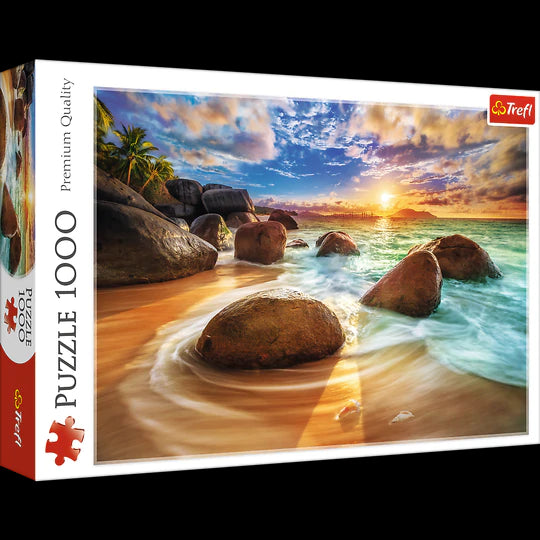 Trefl 1000 Piece Jigsaw Puzzle, Samudra Beach, India