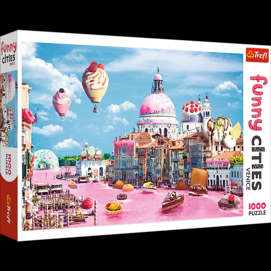 Trefl 1000 Piece Jigsaw Puzzle, Funny Cities Sweets In Venice, Italy