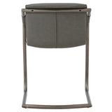 Indy Pu Side Chair, Antique Graphite Gray - Antique Graphite Gray