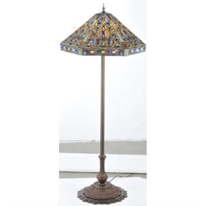 58 High Tiffany Elizabethan Floor Lamp