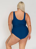 Navy Stripe Knotted One-Piece