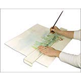 Creative Mark Acrylic Artist Leaning Bridge Transparent Shelf for Painting [24 Inch], Drawing & Art Supplies, Adjustable Wrist R