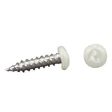 AP Products 012PSQ500 8 X 3/4 Pan Head Square Recess Screw, Pack of 500 3/4, White