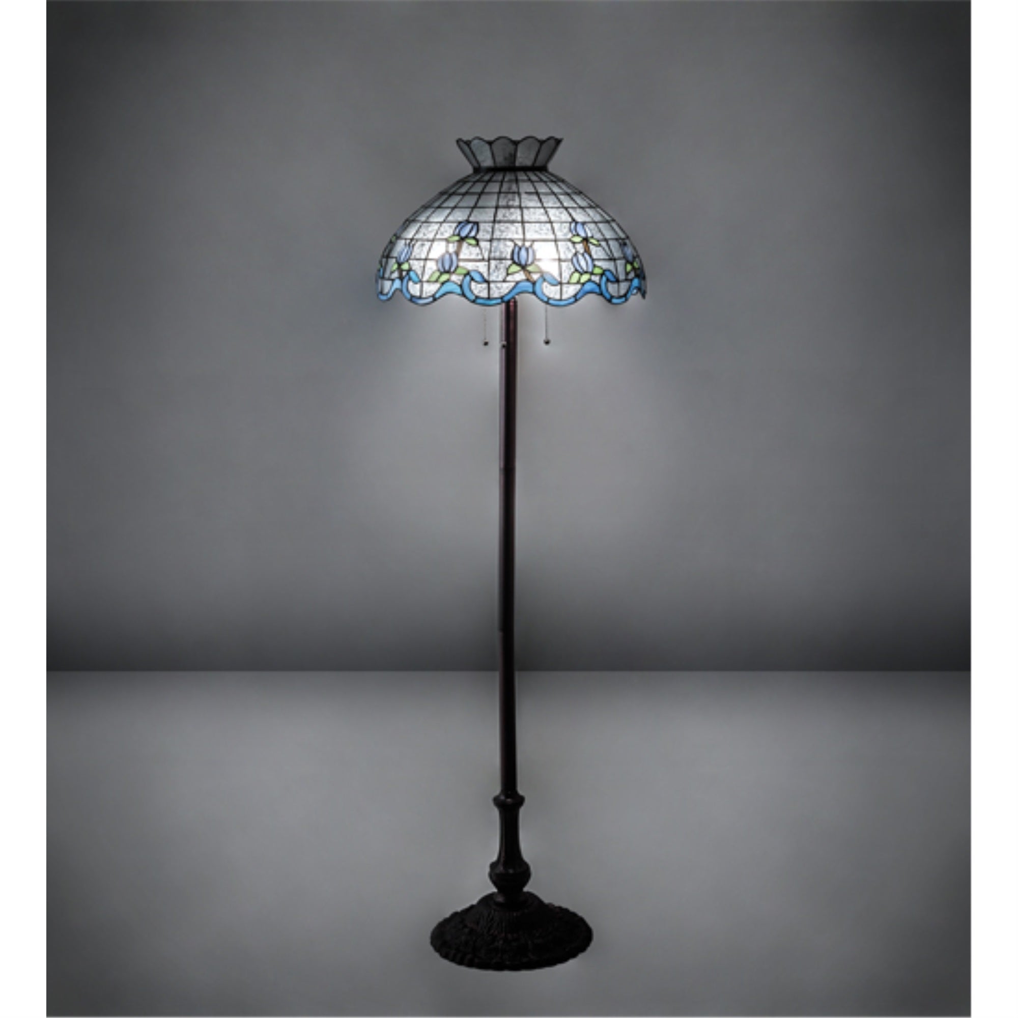 62 High Roseborder Floor Lamp