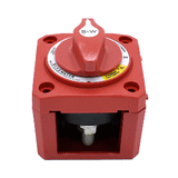 Bluewater Off/On Combine Battery Switch w/o Base Surface Mount Red