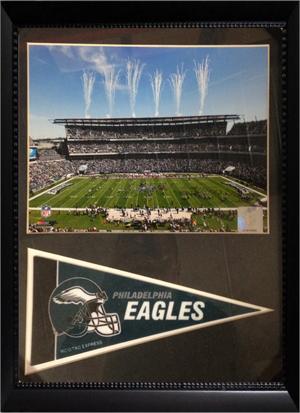 12X18 Pennant Frame - Philadelphia Eagles