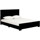 Oxford Platform Bed, Black, Full