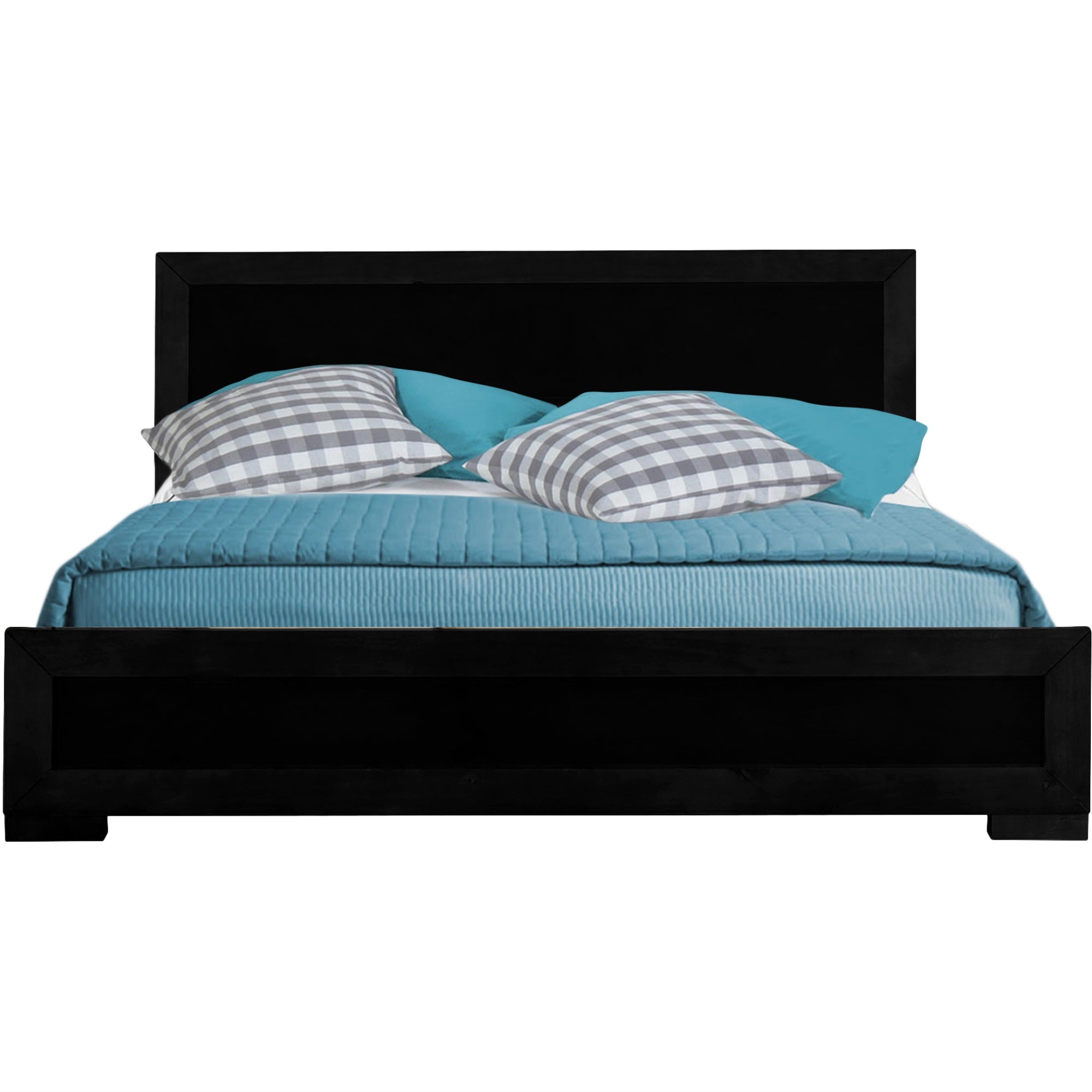 Oxford Platform Bed, Black, Full