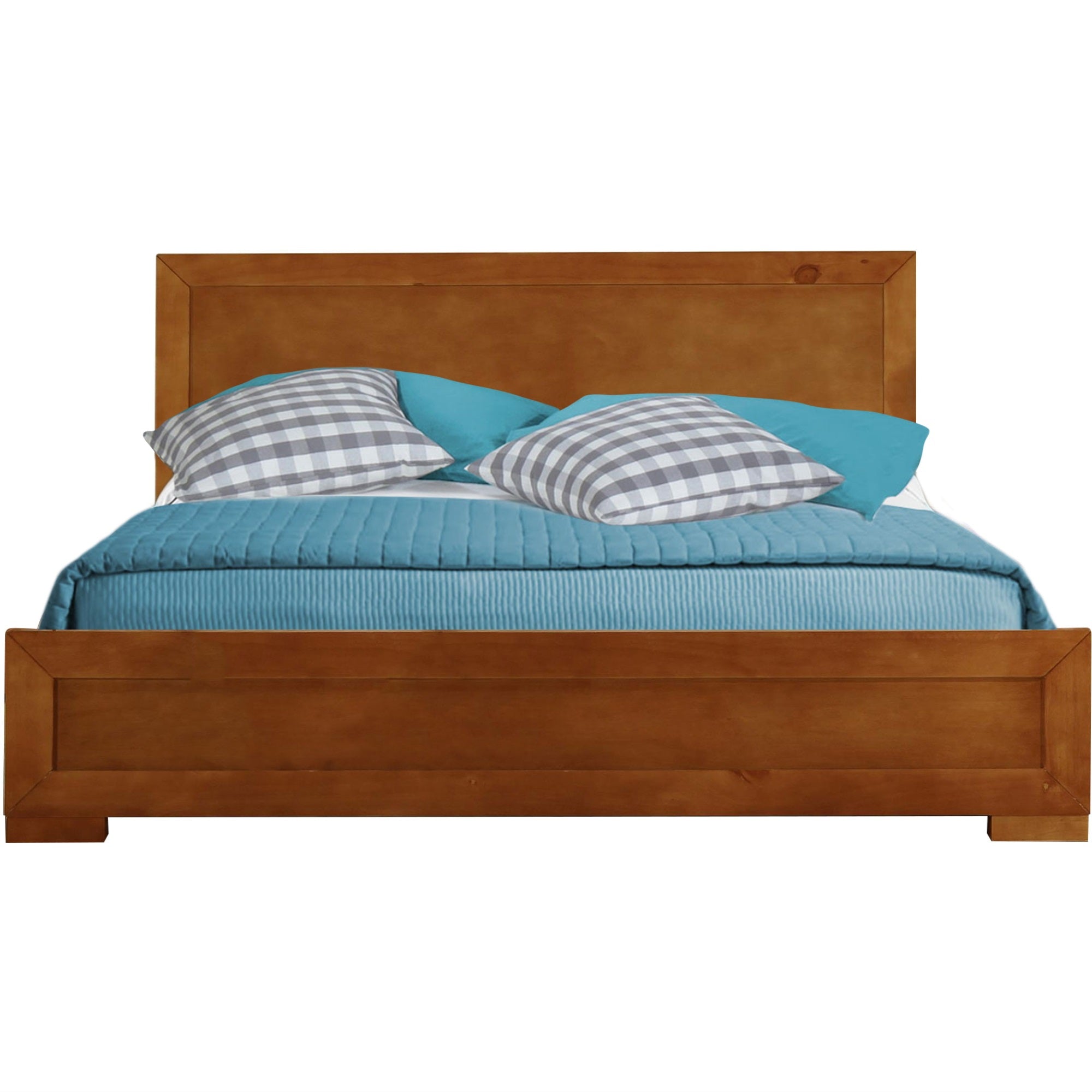 Oxford Platform Bed, Oak, Full