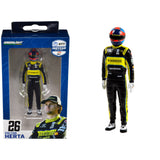 NTT IndyCar Series #26 Colton Herta Driver Figure Gainbridge Andretti Autosport for 1/18 Scale Models by Greenlight