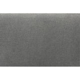 Baxton Studio Dexter Modern And Contemporary Dark Grey Fabric Upholstered And Walnut Brown Finished Wood Twin Size Headboard