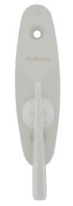 Andersen  Tribeca Style - Gliding Door Thumb Latch in White Color