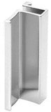 Brite Chrome SlipOn Handle For 3/16 or 1/4 for Frameless Sliding Door