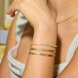 Gold Filled Herringbone Bracelet