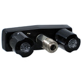 Phoenix Faucets by Valterra PF213791 Plastic Dual Handle 4 Faucet with Quick Connect - Black