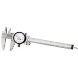 120A-6 Dial Caliper, Hardened Stainless Steel, 0-6'' Range, .001'' Graduations