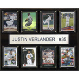 Mlb 12X15 Justin Verlander Detroit Tigers 8-Card Plaque