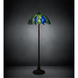 62 High Tiffany Honey Locust Floor Lamp