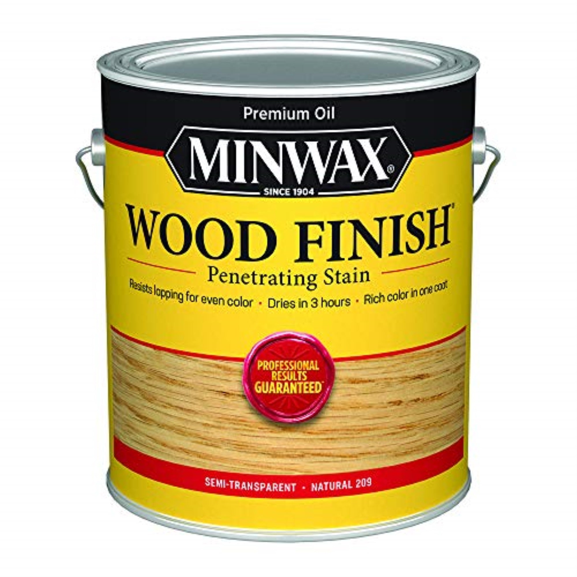 1232826 Minwax Stain Voc Gl Nat Minwax Wood Finish 250 Voc Compliant Semi-Transparent Natural Oil-Based Penetrating Wood Stain 1