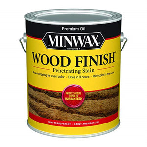 1233956 Mnwx Pntrt Stn Ea 1G Minwax Wood Finish 250 Voc Compliant Semi-Transparent Early American Oil-Based Penetrating Wood Sta