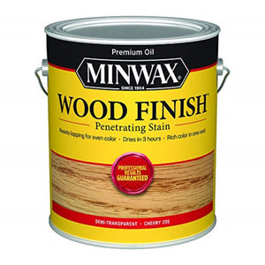 1234418 Minwax Stain Voc Glchery Minwax Wood Finish 250 Voc Compliant Semi-Transparent Cherry Oil-Based Penetrating Wood Stain 1
