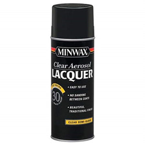 1239953 Minwx Lacqur Sg 12.25Oz Minwax Semi-Gloss Clear Oil-Based Brushing Lacquer 12.25 Oz (Pack Of 6)