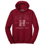 Harvard Athletic Department Pullover Hooded Sweashirt - Crimson