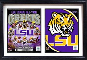 12X18 Double Frame - Lsu Greats