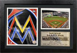 12X18 Photo Stat Frame - Miami Marlins