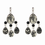 Animal Printed Drop Dangle Post Earrings ( Variety Colors Available ) By Dobbi